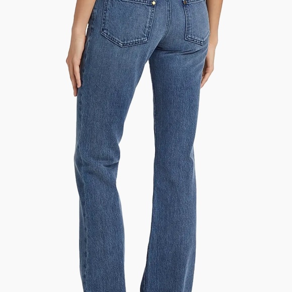 Michael Kors Collection Cotton Slim Stovepipe Jeans in Indigo - Picture 2 of 6